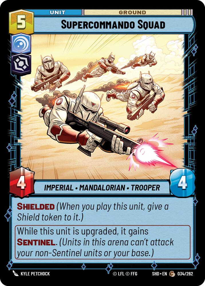 Supercommando Squad (034/262) (034/262) [Shadows of the Galaxy] | Cards and Coasters CA