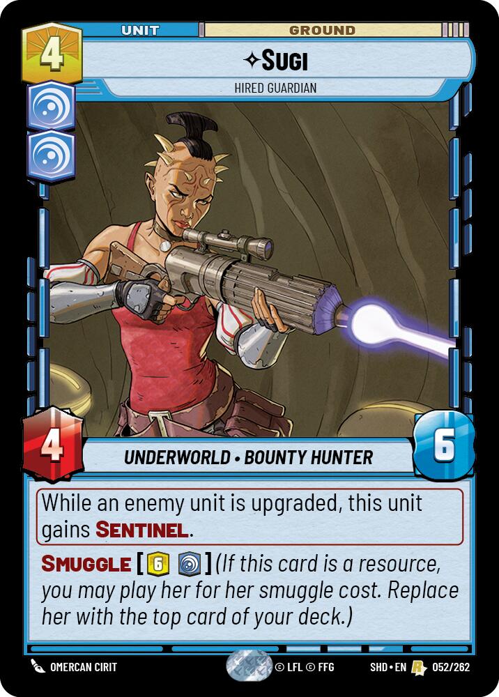Sugi - Hired Guardian (052/262) (052/262) [Shadows of the Galaxy] | Cards and Coasters CA
