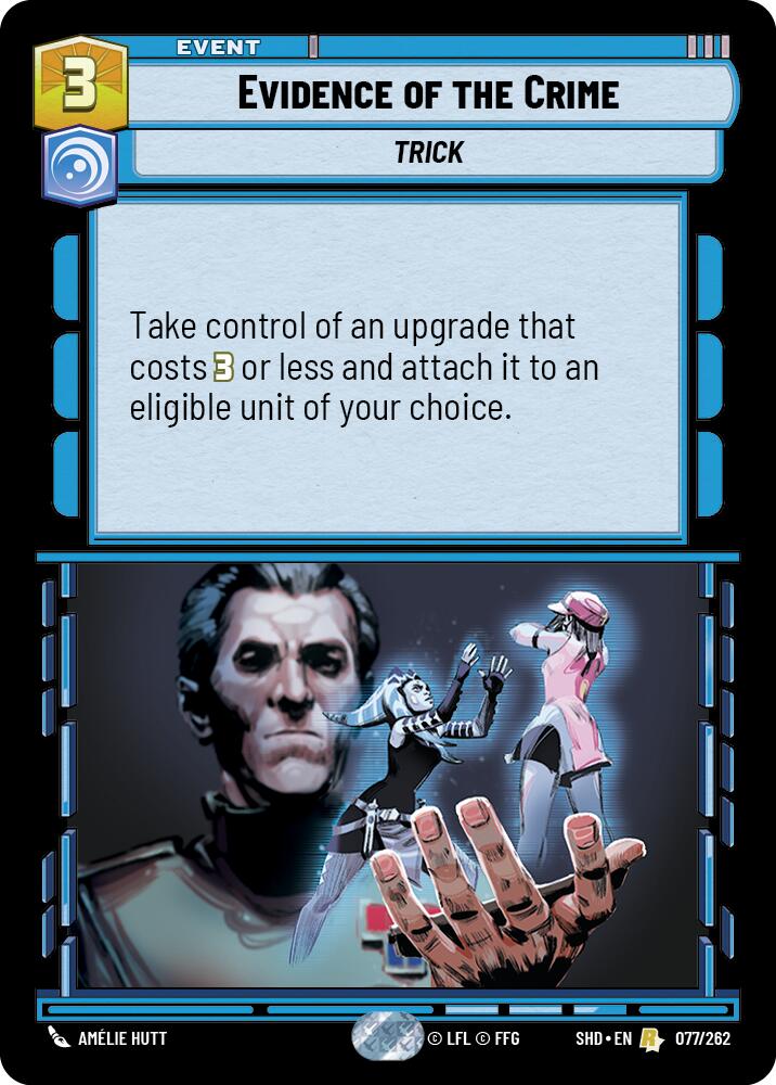 Evidence of the Crime (077/262) (077/262) [Shadows of the Galaxy] | Cards and Coasters CA