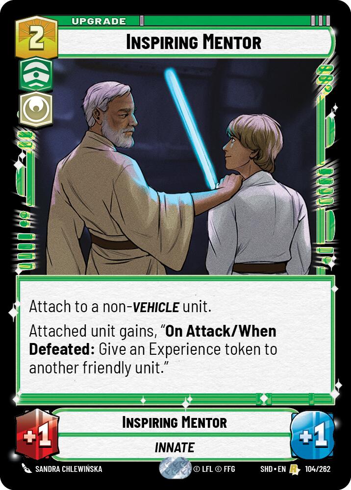 Inspiring Mentor (104/262) (104/262) [Shadows of the Galaxy] | Cards and Coasters CA