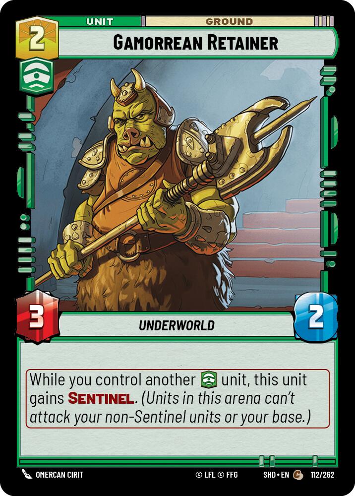 Gamorrean Retainer (112/262) (112/262) [Shadows of the Galaxy] | Cards and Coasters CA