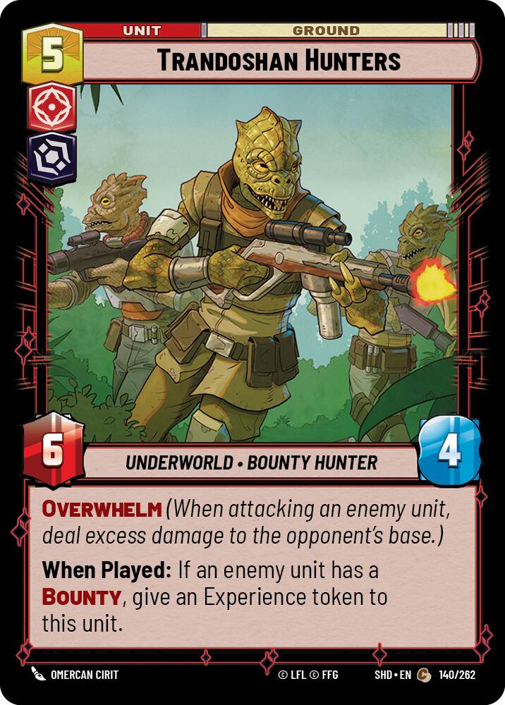 Trandoshan Hunters (140/262) (140/262) [Shadows of the Galaxy] | Cards and Coasters CA