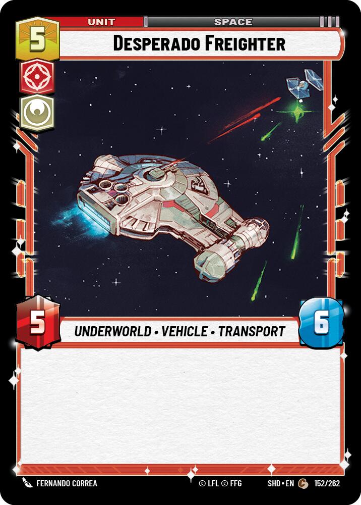 Desperado Freighter (152/262) [Shadows of the Galaxy] | Cards and Coasters CA