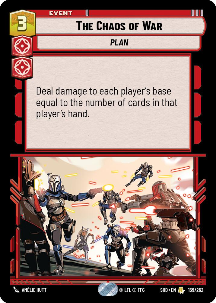 The Chaos of War (159/262) (159/262) [Shadows of the Galaxy] | Cards and Coasters CA