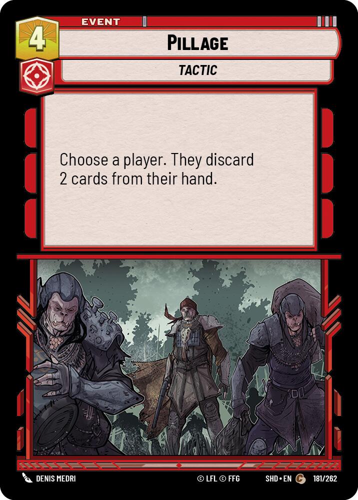 Pillage (181/262) (181/262) [Shadows of the Galaxy] | Cards and Coasters CA