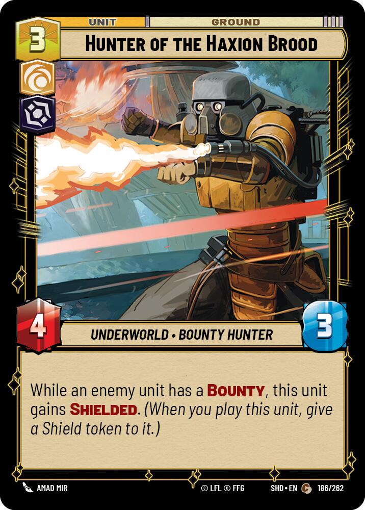 Hunter of the Haxion Brood (186/262) (186/262) [Shadows of the Galaxy] | Cards and Coasters CA