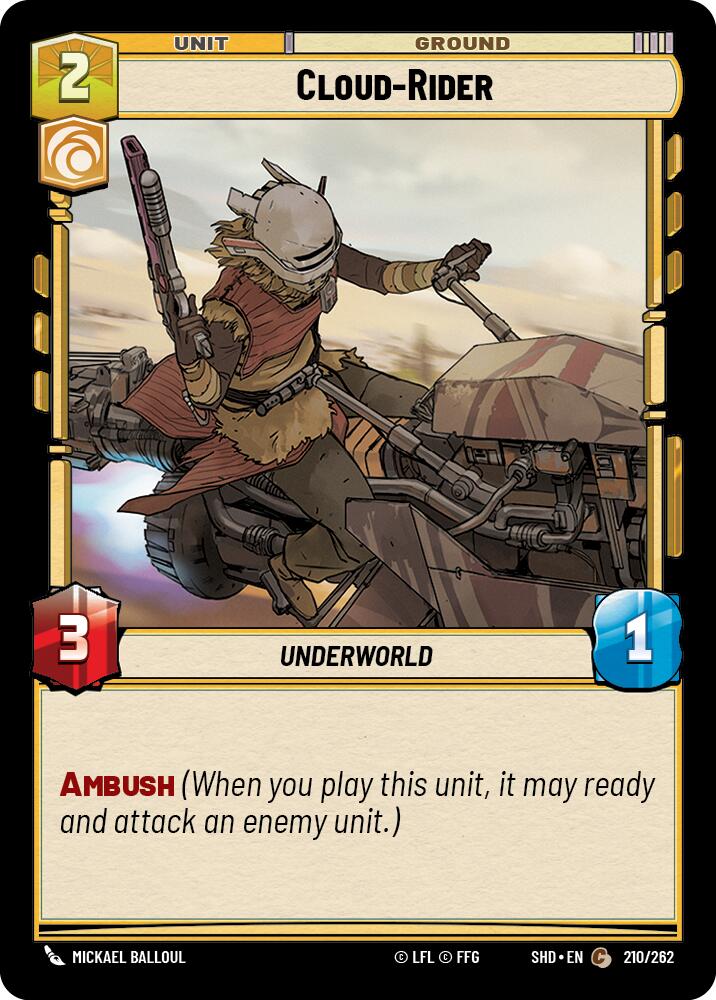 Cloud-Rider (210/262) (210/262) [Shadows of the Galaxy] | Cards and Coasters CA
