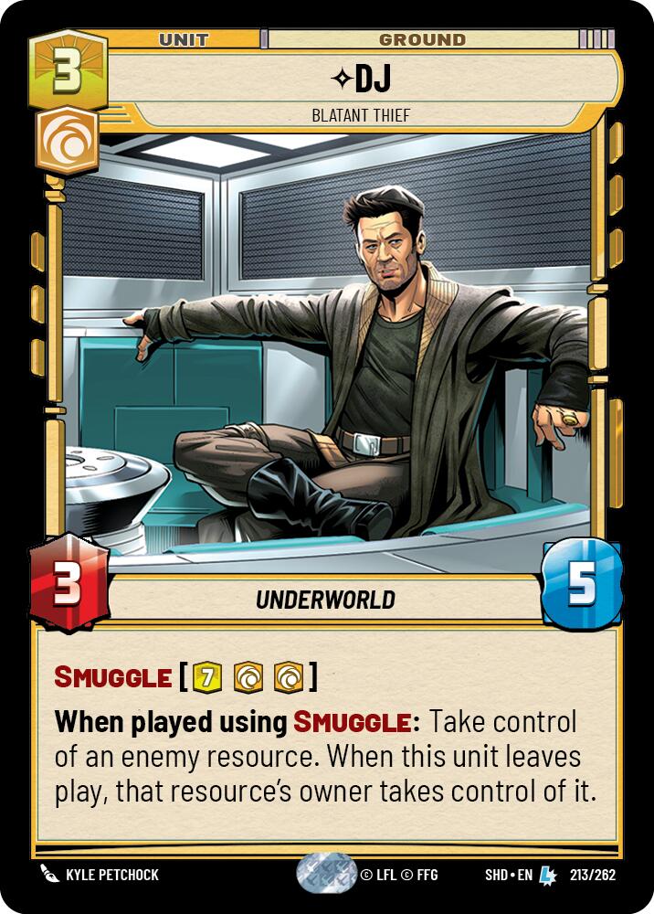 DJ - Blatant Thief (213/262) (213/262) [Shadows of the Galaxy] | Cards and Coasters CA