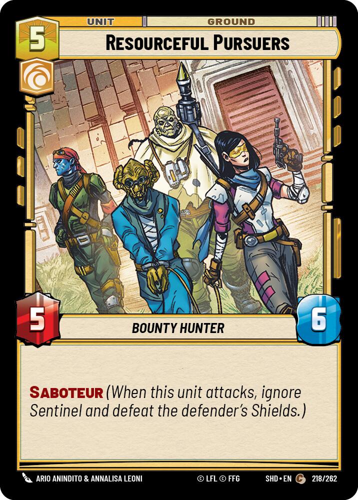 Resourceful Pursuers (218/262) (218/262) [Shadows of the Galaxy] | Cards and Coasters CA