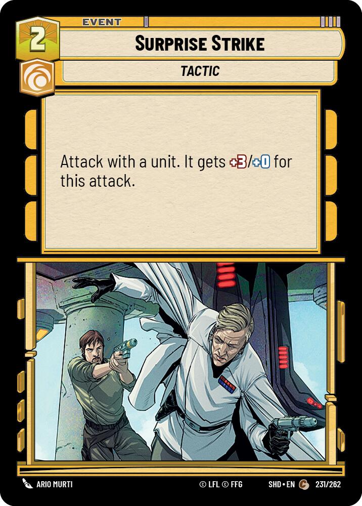 Surprise Strike (231/262) (231/262) [Shadows of the Galaxy] | Cards and Coasters CA