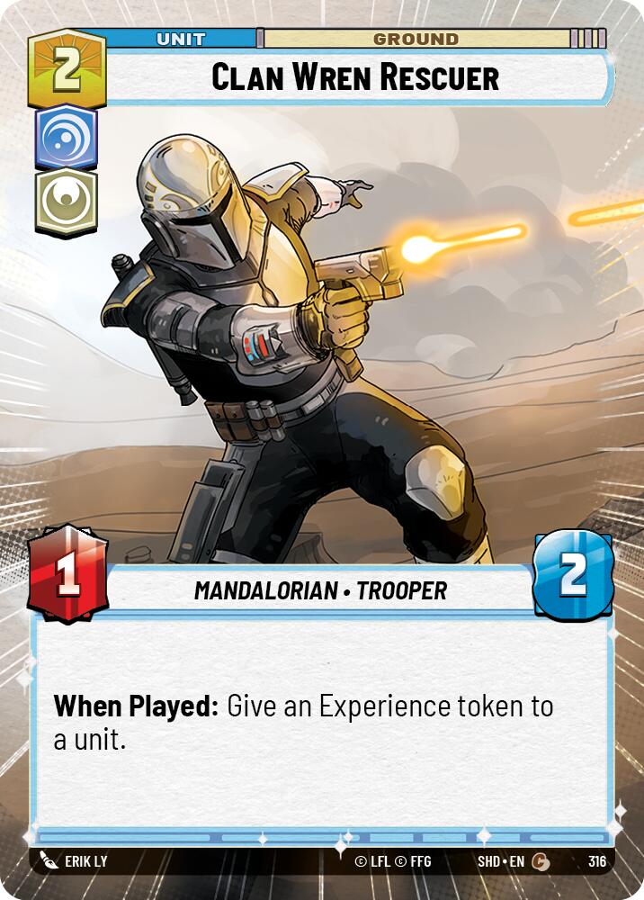 Clan Wren Rescuer (316) (Hyperspace) (316) [Shadows of the Galaxy] | Cards and Coasters CA
