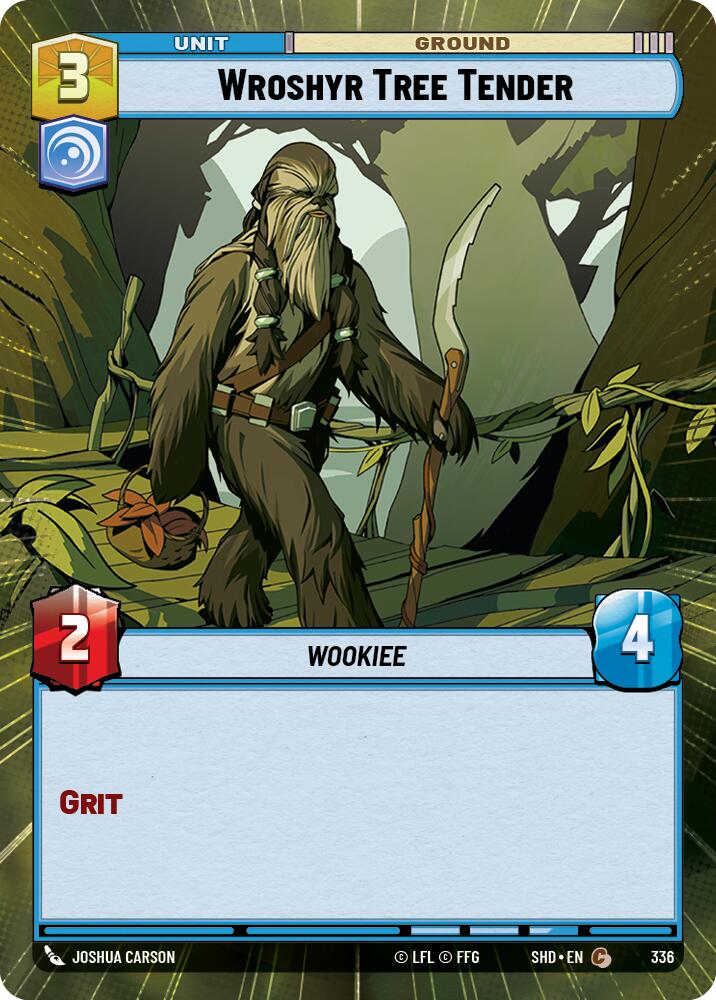 Wroshyr Tree Tender (336) (Hyperspace) (336) [Shadows of the Galaxy] | Cards and Coasters CA