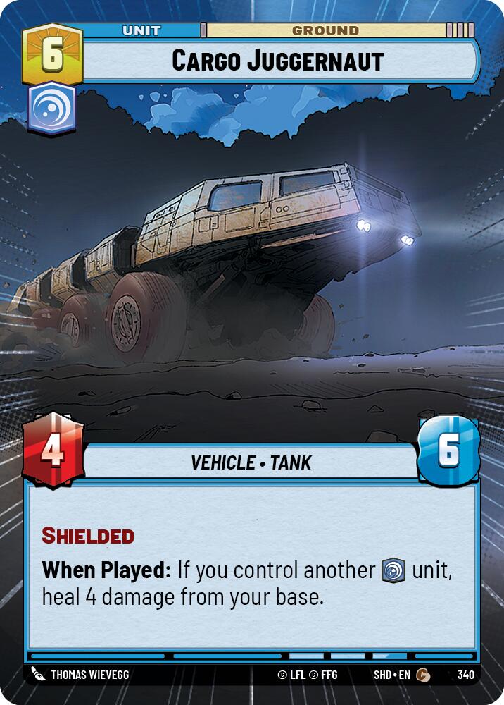 Cargo Juggernaut (340) (Hyperspace) (340) [Shadows of the Galaxy] | Cards and Coasters CA