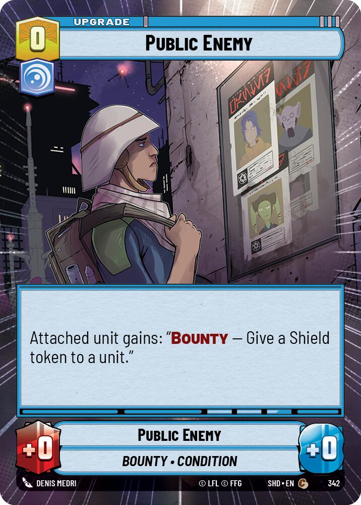 Public Enemy (342) (Hyperspace) (342) [Shadows of the Galaxy] | Cards and Coasters CA
