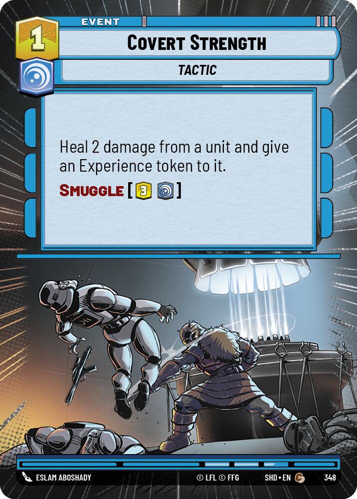 Covert Strength (348) (Hyperspace) (348) [Shadows of the Galaxy] | Cards and Coasters CA