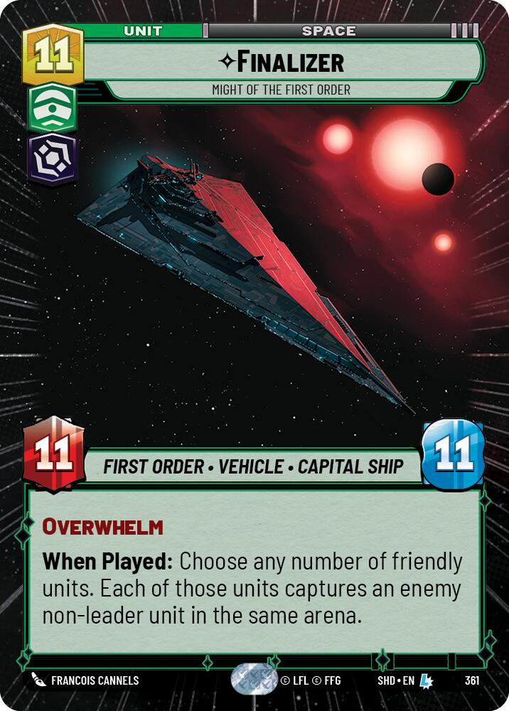 Finalizer - Might of the First Order (361) (Hyperspace) (361) [Shadows of the Galaxy] | Cards and Coasters CA