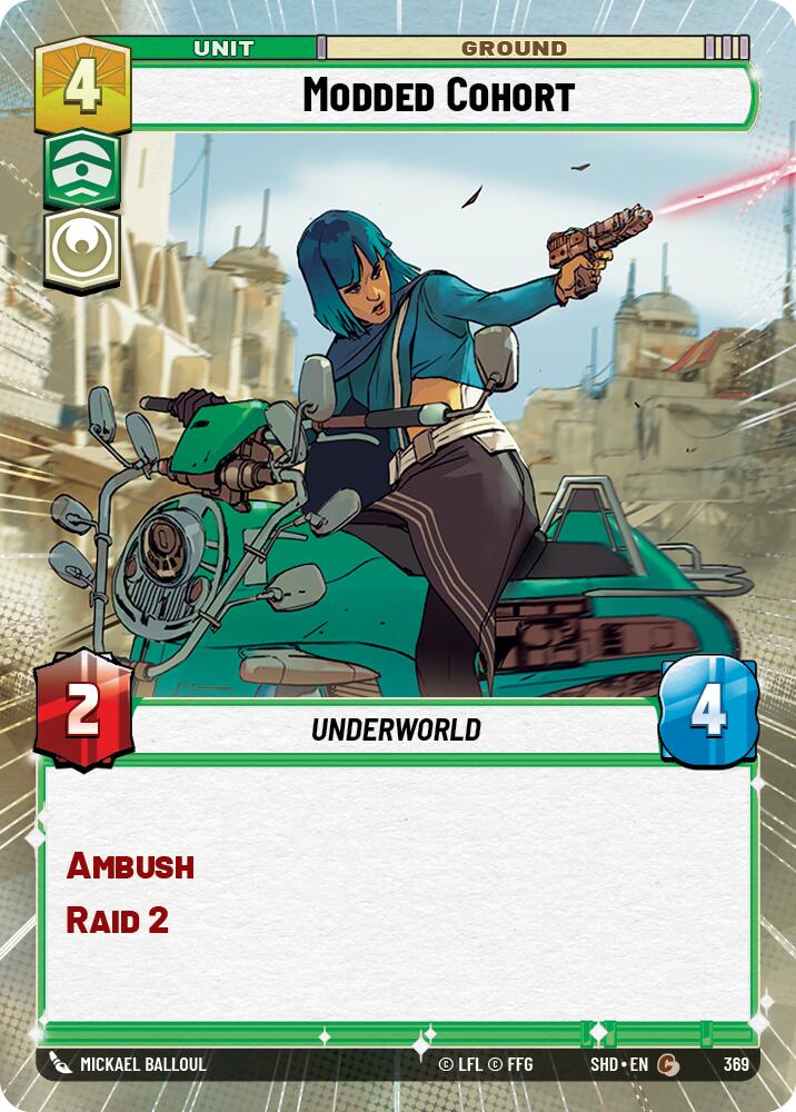 Modded Cohort (369) (Hyperspace) (369) [Shadows of the Galaxy] | Cards and Coasters CA