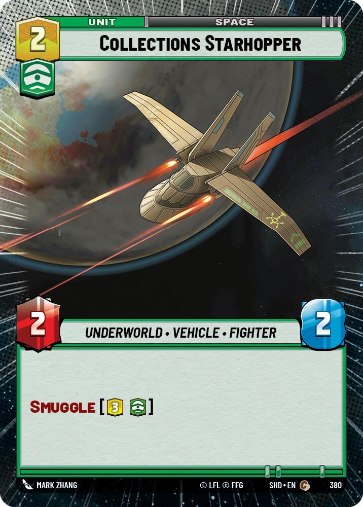 Collections Starhopper (380) (Hyperspace) (380) [Shadows of the Galaxy] | Cards and Coasters CA