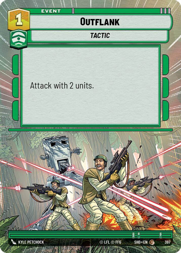 Outflank (397) (Hyperspace) (397) [Shadows of the Galaxy] | Cards and Coasters CA
