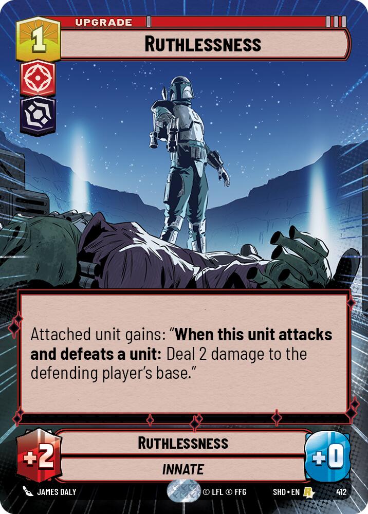 Ruthlessness (412) (Hyperspace) (412) [Shadows of the Galaxy] | Cards and Coasters CA