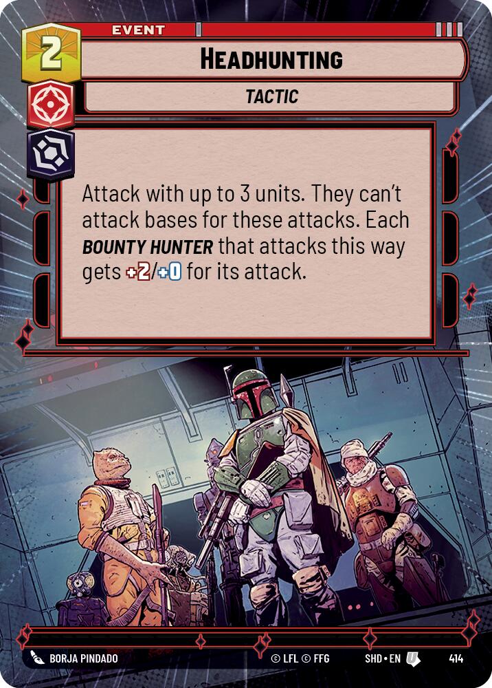 Headhunting (414) (Hyperspace) (414) [Shadows of the Galaxy] | Cards and Coasters CA