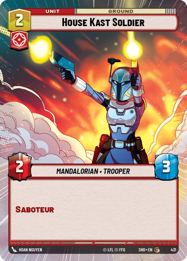 House Kast Soldier (431) (Hyperspace) (431) [Shadows of the Galaxy] | Cards and Coasters CA