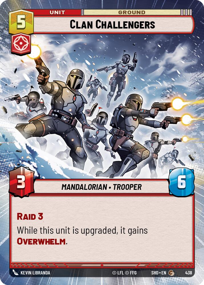Clan Challengers (438) (Hyperspace) (438) [Shadows of the Galaxy] | Cards and Coasters CA