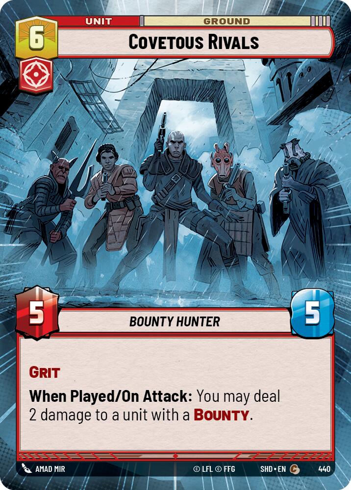Covetous Rivals (440) (Hyperspace) (440) [Shadows of the Galaxy] | Cards and Coasters CA