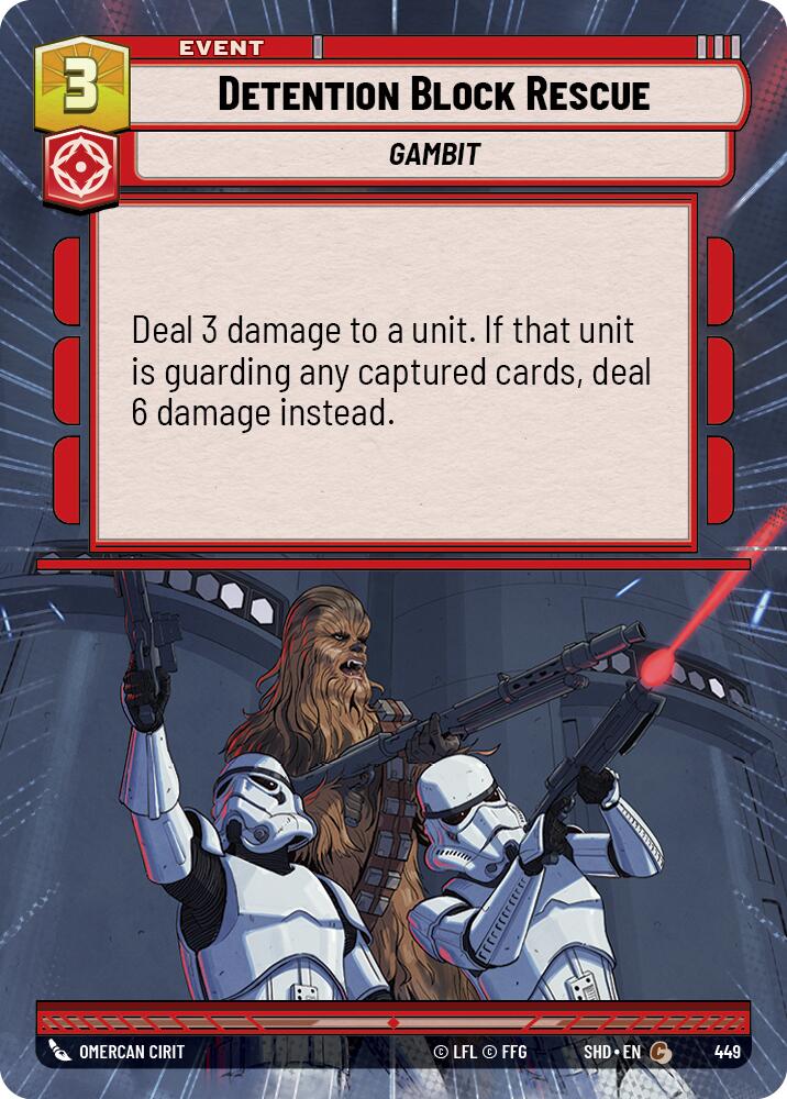Detention Block Rescue (Hyperspace) (449) [Shadows of the Galaxy] | Cards and Coasters CA