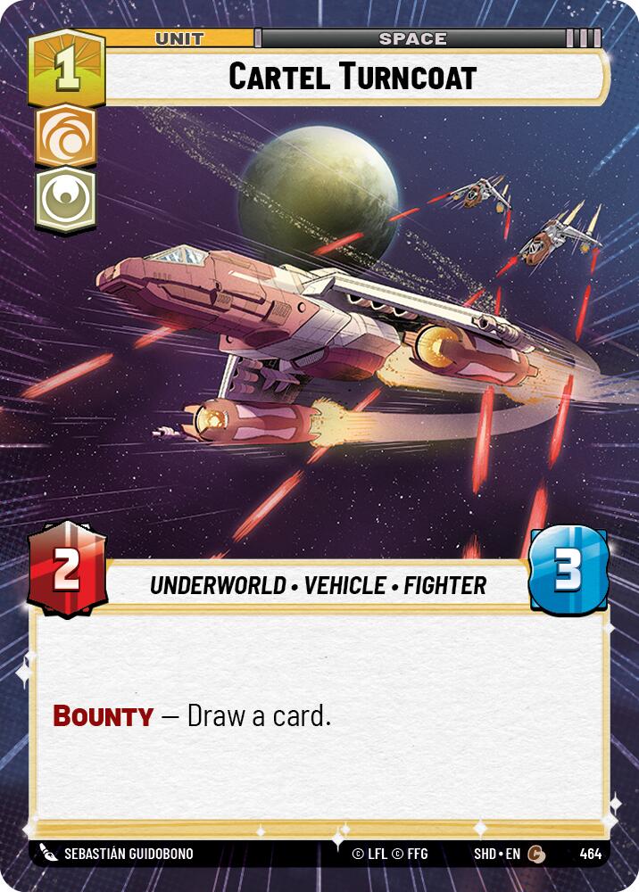 Cartel Turncoat (464) (Hyperspace) (464) [Shadows of the Galaxy] | Cards and Coasters CA