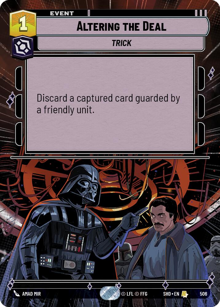 Altering the Deal (Hyperspace) (506) [Shadows of the Galaxy] | Cards and Coasters CA