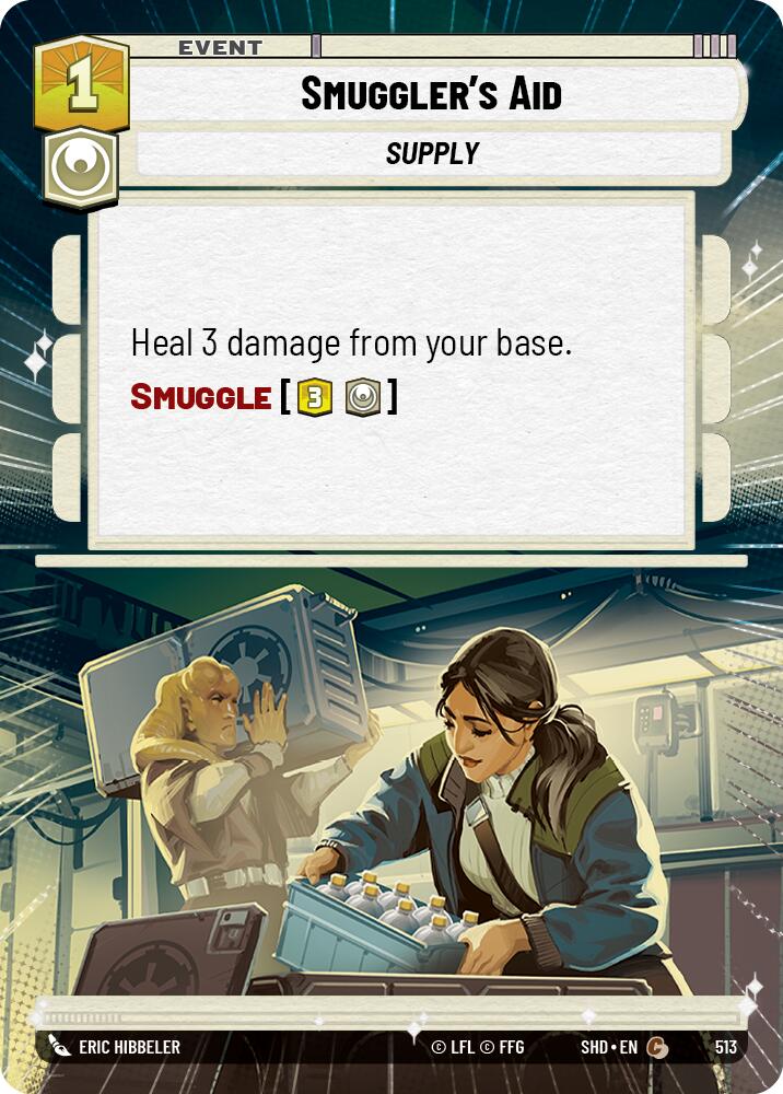 Smuggler's Aid (513) (Hyperspace) (513) [Shadows of the Galaxy] | Cards and Coasters CA