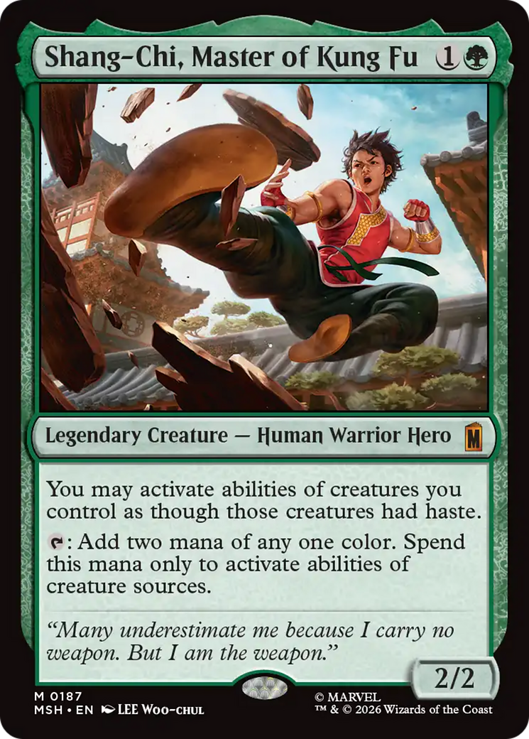 Shang-Chi, Master of Kung Fu [Marvel Super Heroes] | Cards and Coasters CA