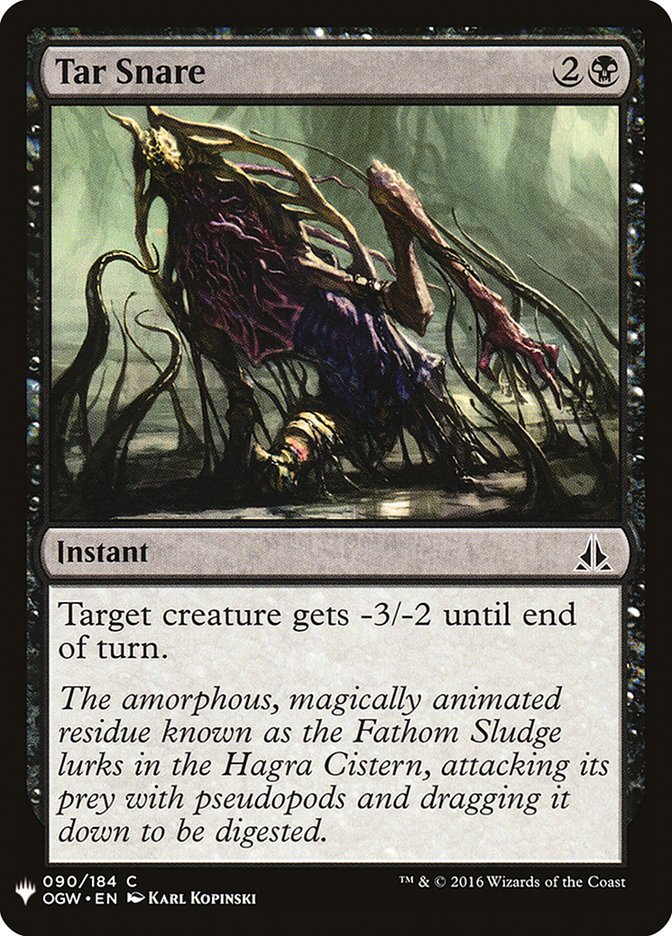 Tar Snare [Mystery Booster] | Cards and Coasters CA