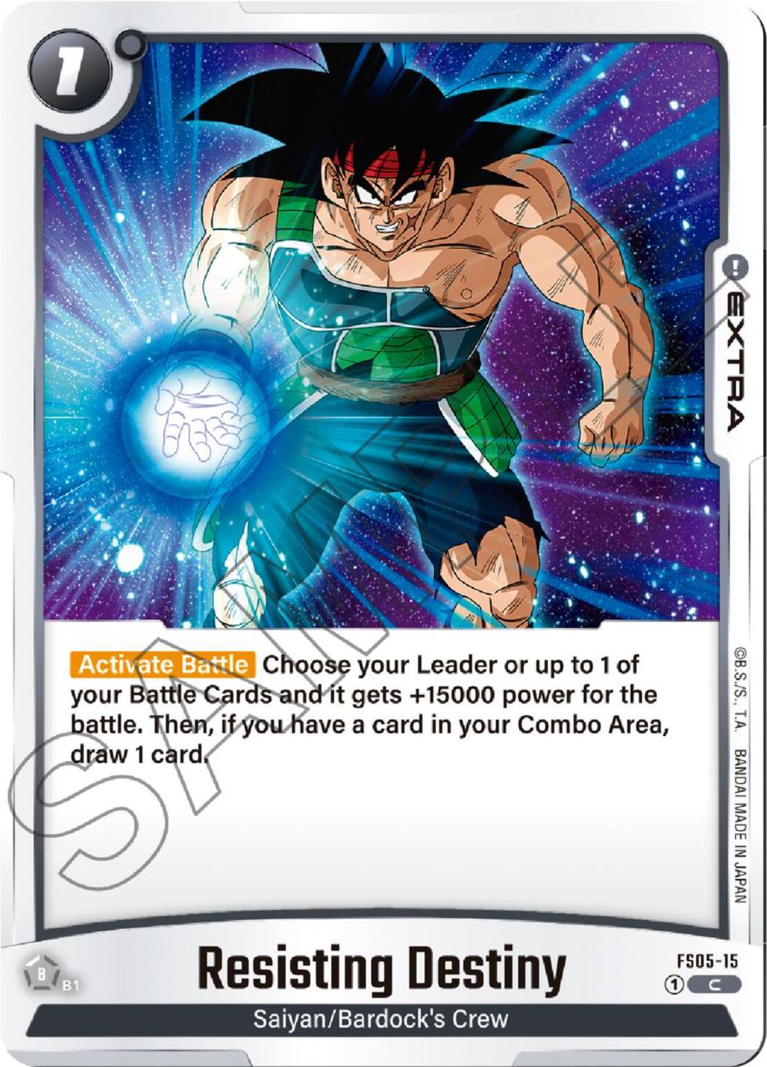 Resisting Destiny [Starter Deck: Bardock] | Cards and Coasters CA