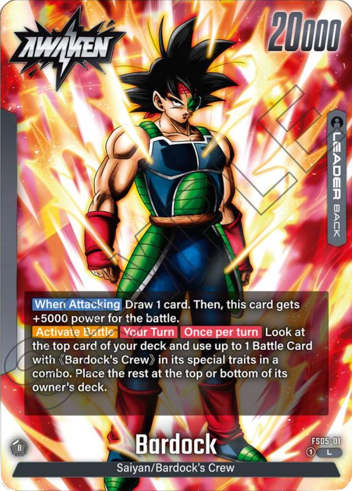 Bardock (FS05-01) [Starter Deck: Bardock] | Cards and Coasters CA