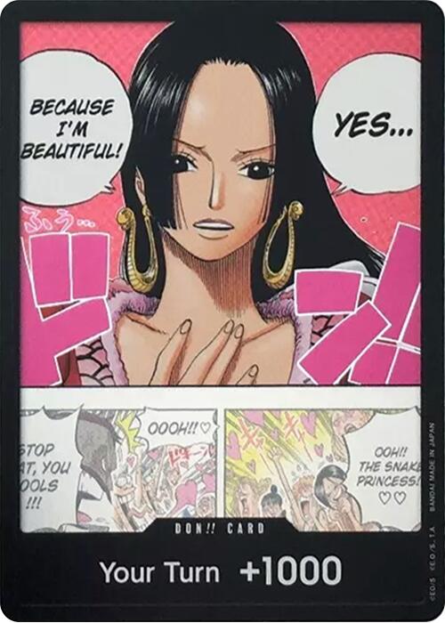 DON!! Card (Boa Hancock) (Double Pack Set Vol. 4) [500 Years in the Future] | Cards and Coasters CA