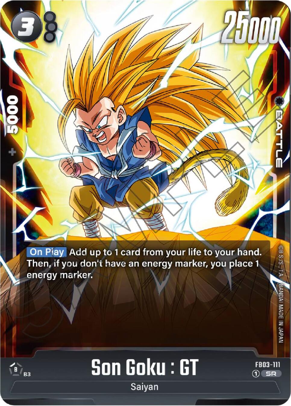 Son Goku : GT (FB03-111) [Raging Roar] | Cards and Coasters CA