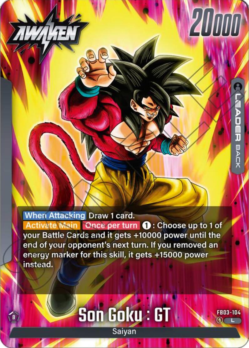 Son Goku : GT (FB03-104) [Raging Roar] | Cards and Coasters CA