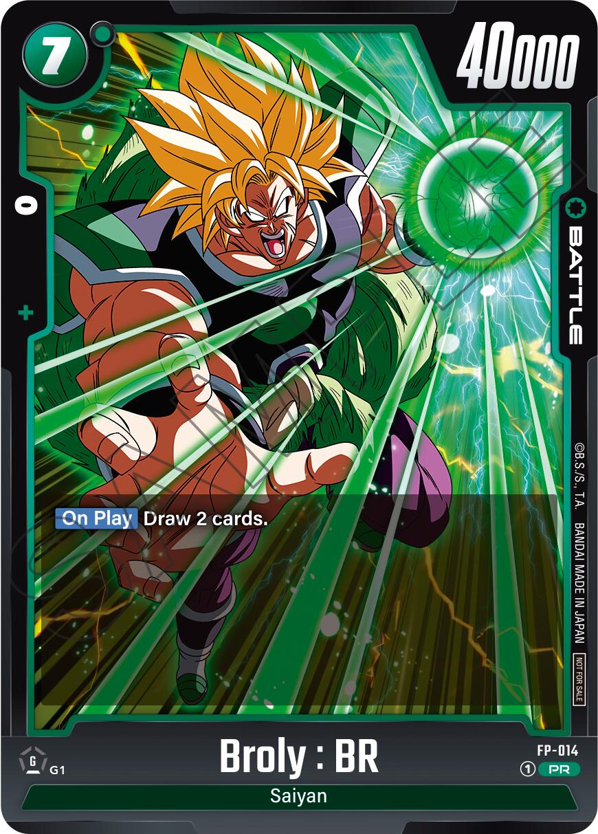 Broly : BR (FP-014) [Fusion World Promotion Cards] | Cards and Coasters CA