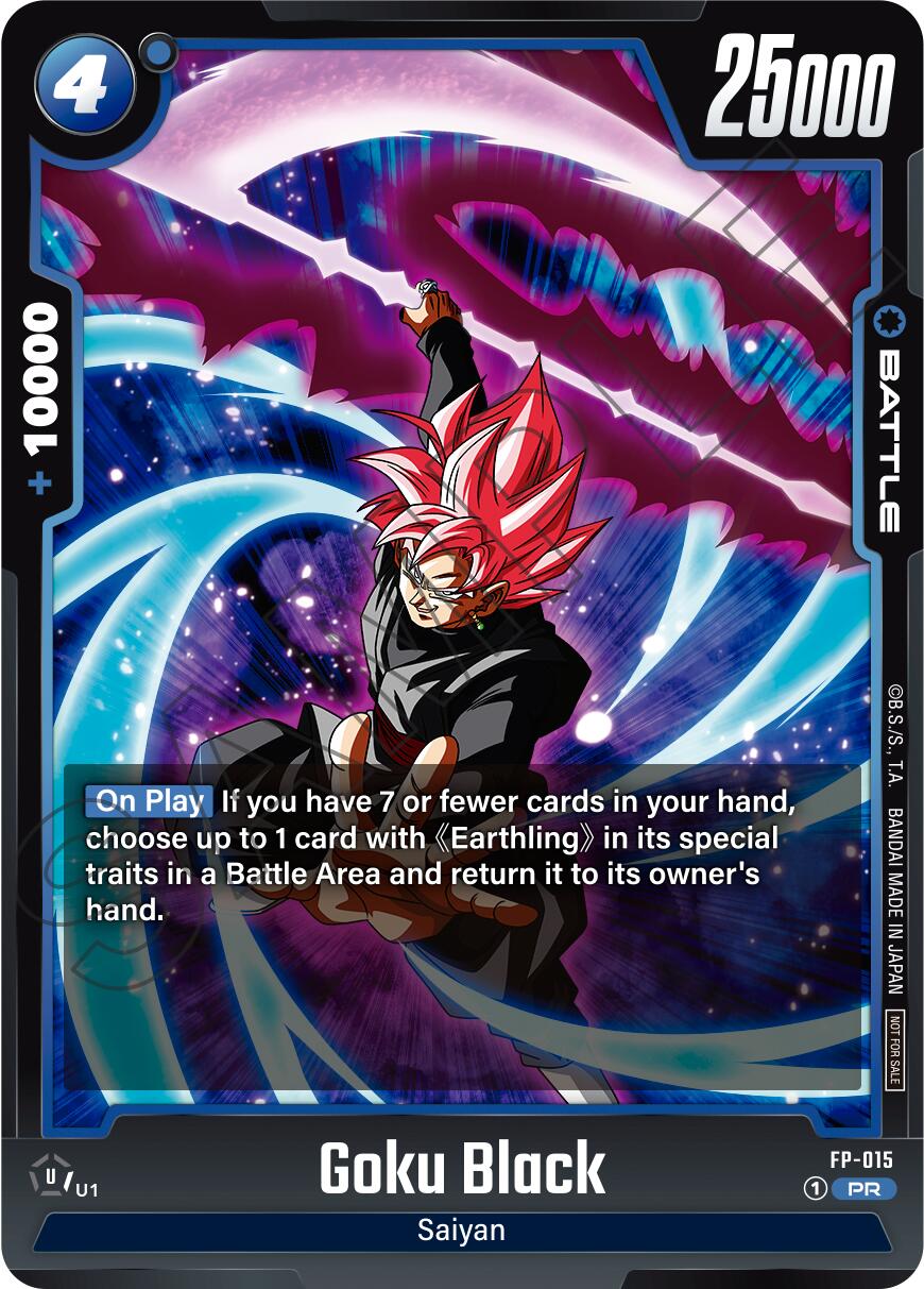 Goku Black (FP-015) [Fusion World Promotion Cards] | Cards and Coasters CA
