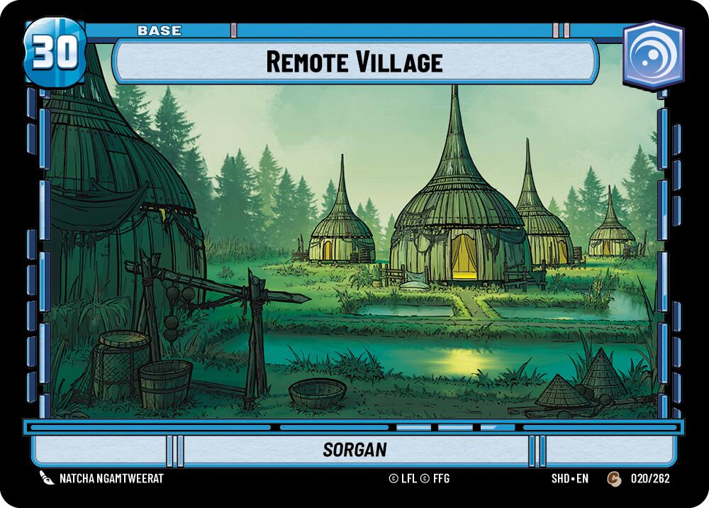 Remote Village // Experience (020 // T01) (020 // T01) [Shadows of the Galaxy] | Cards and Coasters CA