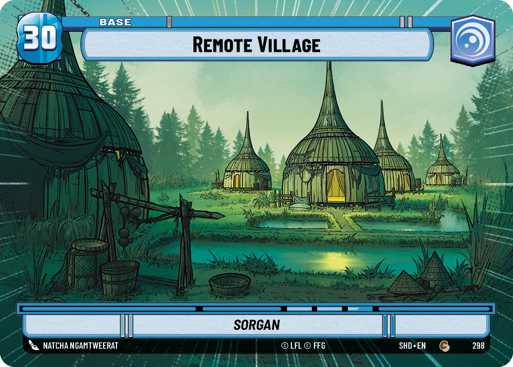 Remote Village // Experience (298 // T03) (Hyperspace) (298 // T03) [Shadows of the Galaxy] | Cards and Coasters CA