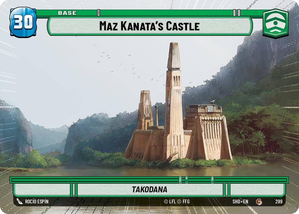 Maz Kanata's Castle // Experience (299 // T03) (Hyperspace) (299 // T03) [Shadows of the Galaxy] | Cards and Coasters CA