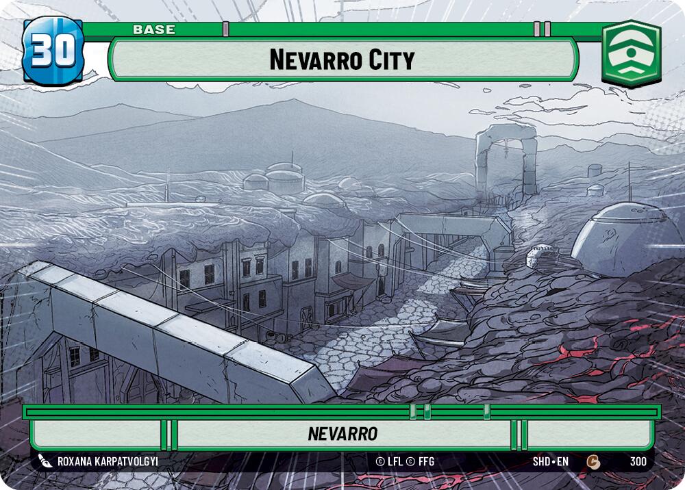 Nevarro City // Experience (300 // T03) (Hyperspace) (300 // T03) [Shadows of the Galaxy] | Cards and Coasters CA