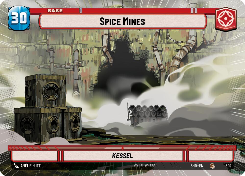 Spice Mines // Shield (302 // T04) (Hyperspace) (302 // T04) [Shadows of the Galaxy] | Cards and Coasters CA