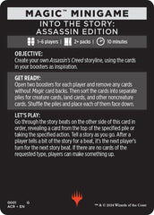 Into The Story: Assassin Edition (Magic Minigame) [Assassin's Creed Minigame] | Cards and Coasters CA