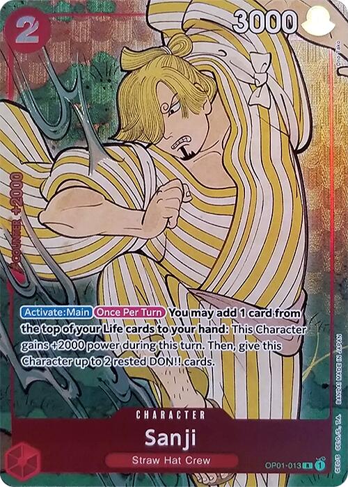 Sanji (English Version 1st Anniversary Set) [One Piece Promotion Cards] | Cards and Coasters CA