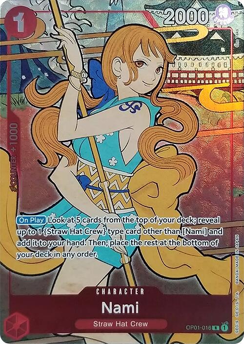 Nami (English Version 1st Anniversary Set) [One Piece Promotion Cards] | Cards and Coasters CA