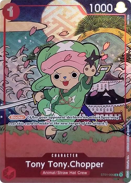 Tony Tony.Chopper (English Version 1st Anniversary Set) [One Piece Promotion Cards] | Cards and Coasters CA